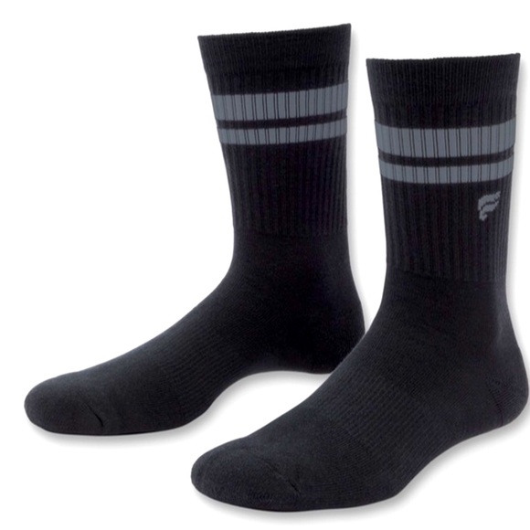 The Crew Sock by Fabletics 🖤🩶L/XL - Picture 1 of 6